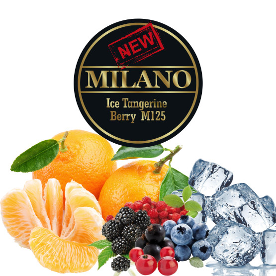 Milano Ice Tangerine Berry Twist M125 (Лед Мандарины Ягоды) 50 грамм